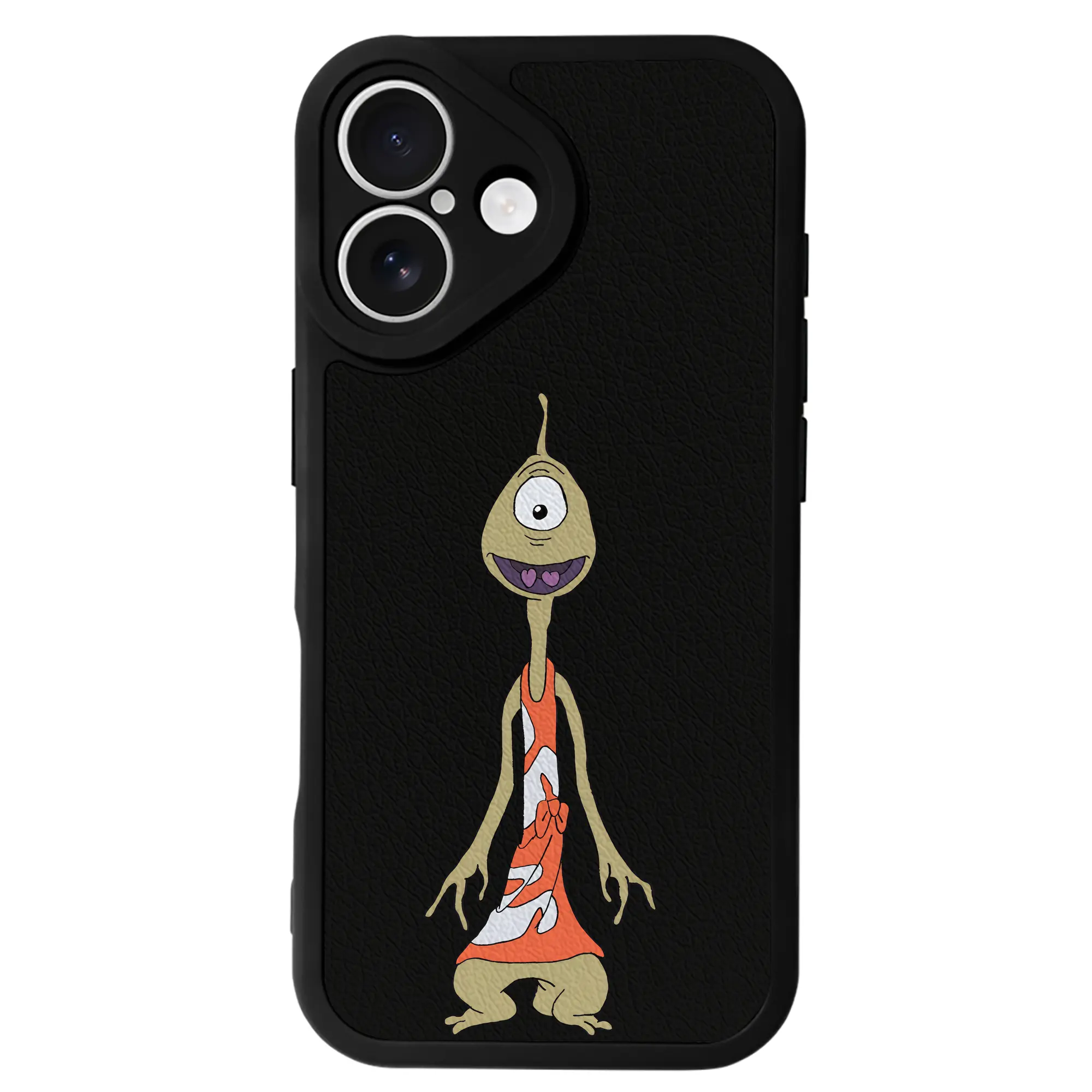 リロ＆スティッチ グッズ プリークリー - IPhone 16シリーズ対応 ・ シリコンスマホケース ・ レザー調 ・ 高精度フィット ・ 耐衝撃 ・ ワイヤレス充電対応 ・ 精密カット